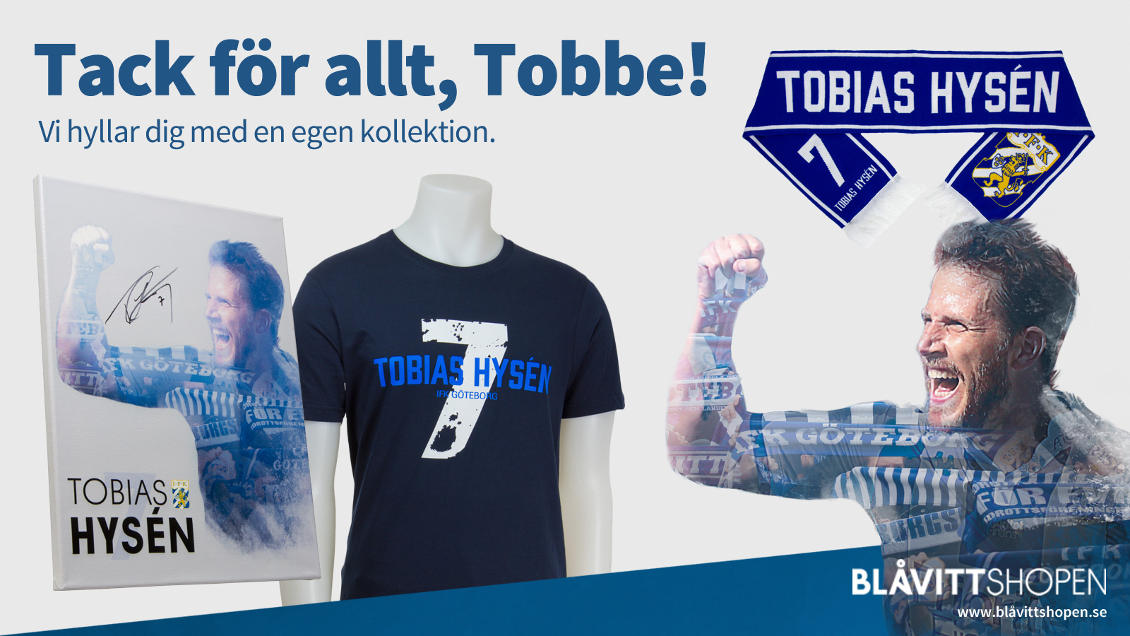 IFK Göteborg: Unika ”Tobbe”-produkter i Blåvittshopen